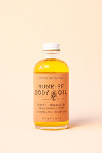 Load image into Gallery viewer, Sunrise Body Oil, Sweet Orange & Grapefruit: Pump Top (Reusable)