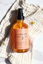 Load image into Gallery viewer, Sunrise Body Oil, Sweet Orange & Grapefruit: Pump Top (Reusable)