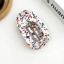 Load image into Gallery viewer, Acetate Classic Colorful Flat Hair Clips, Stylish Barrettes: Pink Green