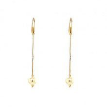 Load image into Gallery viewer, Dainty Gold Filled Pearl Drop Earrings