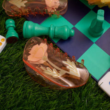 Load image into Gallery viewer, California Poppy Wildflower Hair Claw in Clear Acetate