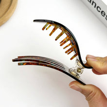 Load image into Gallery viewer, Acetate Classic Colorful Flat Hair Clips, Stylish Barrettes: Pink Green