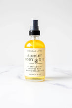 Load image into Gallery viewer, Sunset Body Oil, Clary Sage & Vetiver