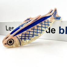 Load image into Gallery viewer, Sardine-Shaped Hair Claw Clip, Ocean Style Hair Clip: Sardine