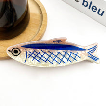 Load image into Gallery viewer, Sardine-Shaped Hair Claw Clip, Ocean Style Hair Clip: Sardine