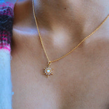 Load image into Gallery viewer, Opal Crystal Starburst Pendant