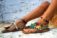 Load image into Gallery viewer, Greek Handmade Leather Sandal by Marbe : Mozambique: EU39