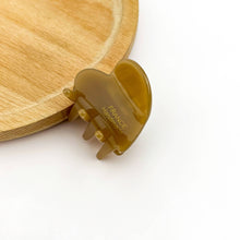 Load image into Gallery viewer, Acetate Mini Heart Hair Clip, Valentine's Day Hair Accessory: Light Coffee