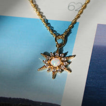 Load image into Gallery viewer, Opal Crystal Starburst Pendant
