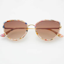 Load image into Gallery viewer, Luna Acetate Womens Cat Eye Sunglasses : Rose Tortoise
