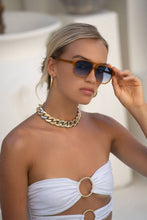 Load image into Gallery viewer, Billie ( NEW ) Unisex Aviator Sunglasses : Light Brown
