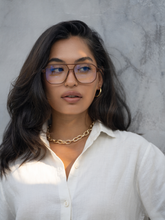 Load image into Gallery viewer, Billie Blue Light Readers Reading Glasses Unisex Eyeglasses : Brown / +1.5
