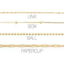 Load image into Gallery viewer, Gold Filled Good Luck Necklace: 16&quot;
