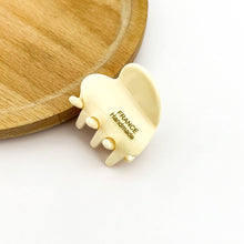 Load image into Gallery viewer, Acetate Mini Heart Hair Clip, Valentine's Day Hair Accessory: Milky White

