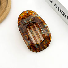 Load image into Gallery viewer, Acetate Classic Colorful Flat Hair Clips, Stylish Barrettes: Pink Green
