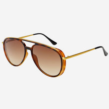Load image into Gallery viewer, Fulton Unisex Aviator Sunglasses Tortoise: Brown Tortoise
