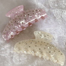 Load image into Gallery viewer, Rhinestone Simple Grab Clip DPJC6: White
