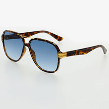 Load image into Gallery viewer, Spencer Tortoise Blue Sunglasses: Tortoise / Blue
