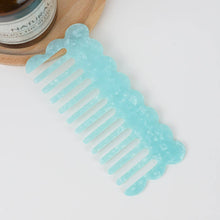 Load image into Gallery viewer, Multicolor Acetate Wide-tooth Thin Hair Comb, Eco-Friendly: Multicolor
