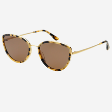 Load image into Gallery viewer, Luna Acetate Womens Cat Eye Sunglasses : Milky Tortoise
