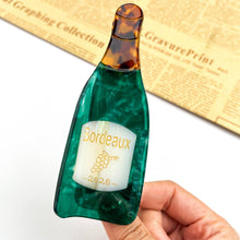Load image into Gallery viewer, Wine Bottle-Shaped Hair Claw Clip
