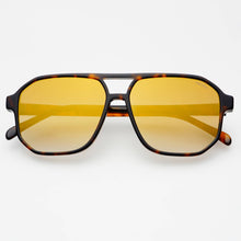 Load image into Gallery viewer, Billie ( NEW ) Unisex Aviator Sunglasses : Tortoise / Gold Mirror
