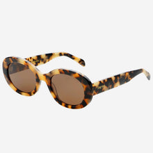 Load image into Gallery viewer, Aria Acetate Womens Oval Sunglasses  : Milky Tortoise
