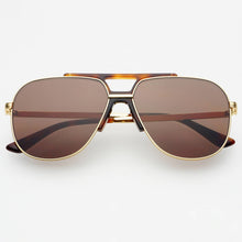 Load image into Gallery viewer, Logan ( NEW ) Acetate Aviator Unisex Sunglasses : Dark Brown
