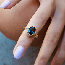 Load image into Gallery viewer, Ocean Versailles Ring: Gold / 6
