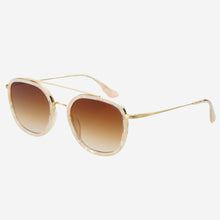 Load image into Gallery viewer, Weston Acetate Round Unisex Sunglasses : Light Pink / Brown
