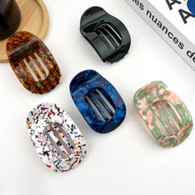 Load image into Gallery viewer, Acetate Classic Colorful Flat Hair Clips, Stylish Barrettes: Pink Green
