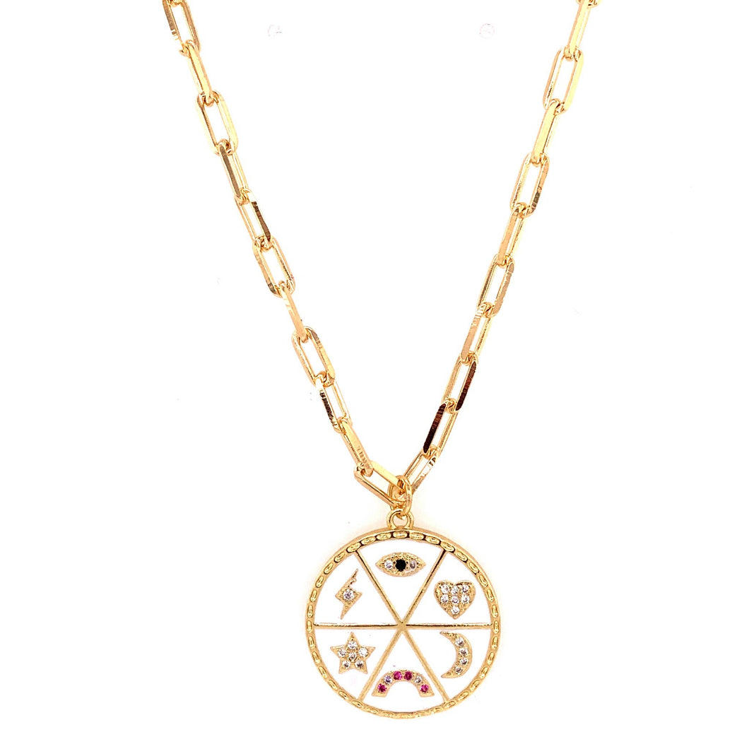 Gold Filled Good Luck Necklace: 16