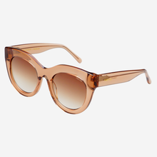 Load image into Gallery viewer, Charlotte Acetate Womens Cat Eye Sunglasses: Brown
