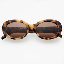 Load image into Gallery viewer, Aria Acetate Womens Oval Sunglasses  : Milky Tortoise
