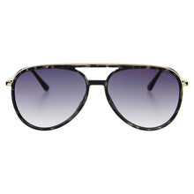Load image into Gallery viewer, Fulton Unisex Aviator Sunglasses: Gray Tortoise
