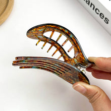 Load image into Gallery viewer, Acetate Classic Colorful Flat Hair Clips, Stylish Barrettes: Pink Green
