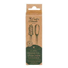 Load image into Gallery viewer, Silicone cosmetic sticks made of bamboo Wellness sustainable Eco
