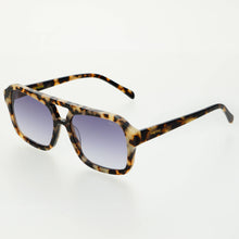Load image into Gallery viewer, Havana Acetate Aviator Sunglasses: Tortoise

