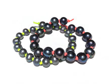 Load image into Gallery viewer, Beach Daze Bracelets: Grey Pearl/ Neon Yellow
