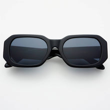 Load image into Gallery viewer, Onyx Acetate Womens Rectangular Sunglasses: Black
