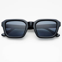 Load image into Gallery viewer, Hudson Acetate Unisex Rectangular Sunglasses: Black
