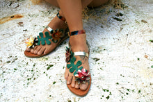 Load image into Gallery viewer, Greek Handmade Leather Sandal by Marbe : Mozambique: EU37
